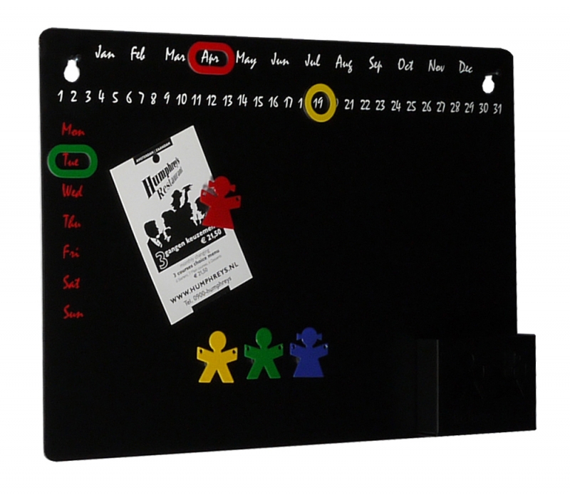 กระดานดำ พร้อมปฏิทิน A4