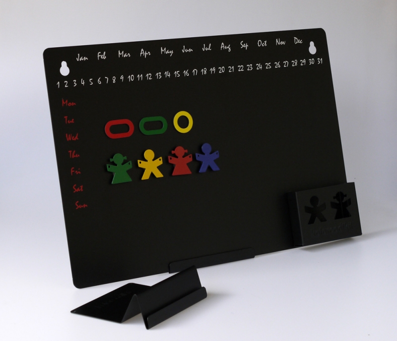 กระดานดำ พร้อมปฏิทิน A4