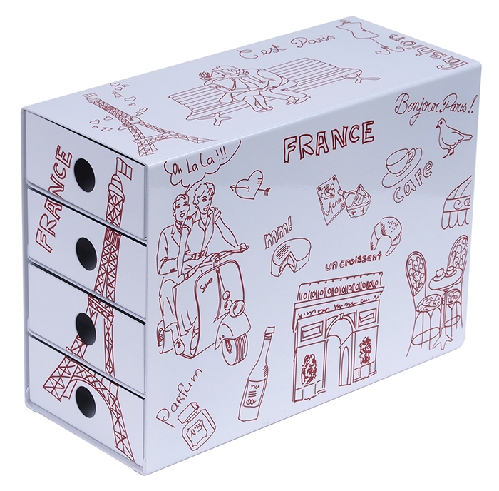 กล่องลิ้นชัก ลายเส้นปารีส