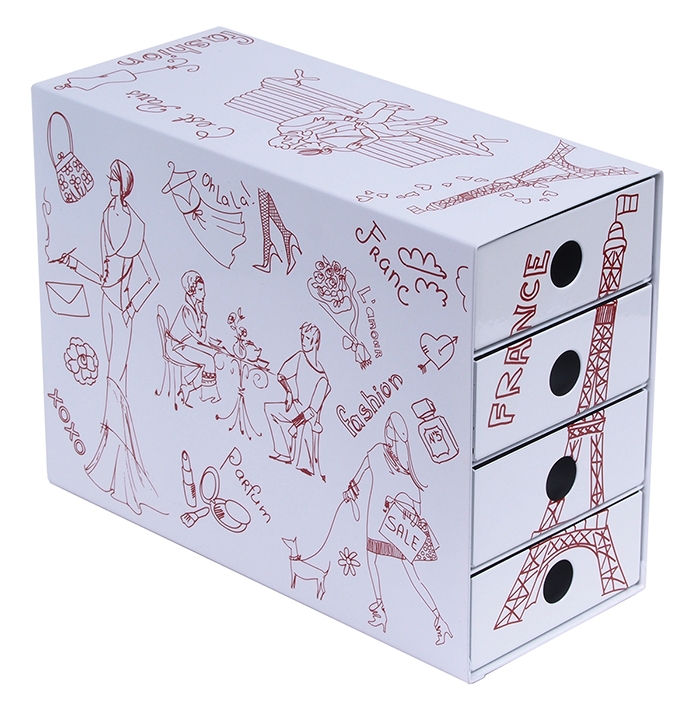 กล่องลิ้นชัก ลายเส้นปารีส