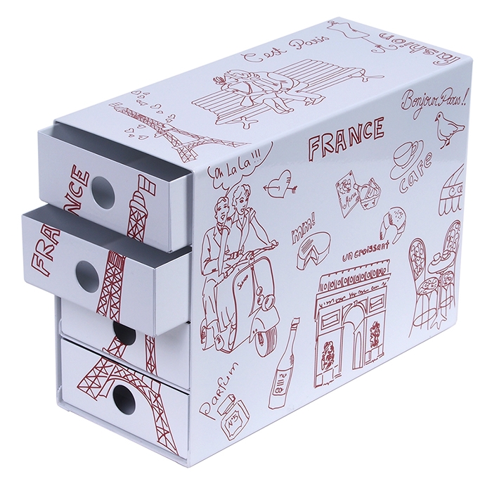 กล่องลิ้นชัก ลายเส้นปารีส