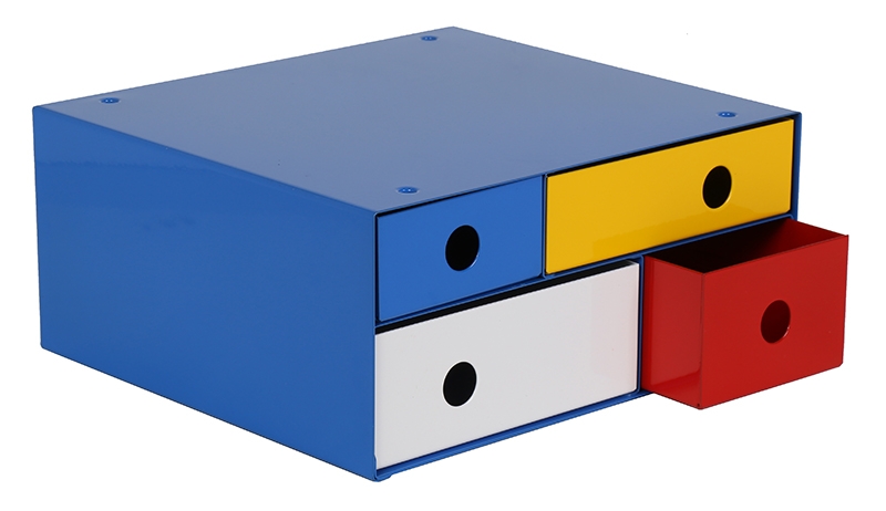 กล่องลิ้นชัก เรด-บลู สีน้ำเงิน