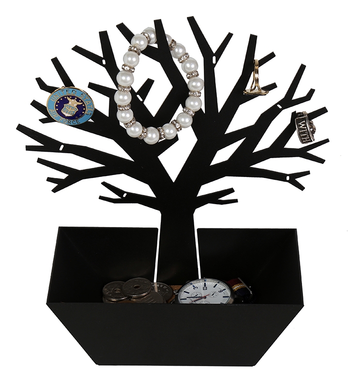 ที่แขวนสร้อย ต้นลีลาวดี สีดำ