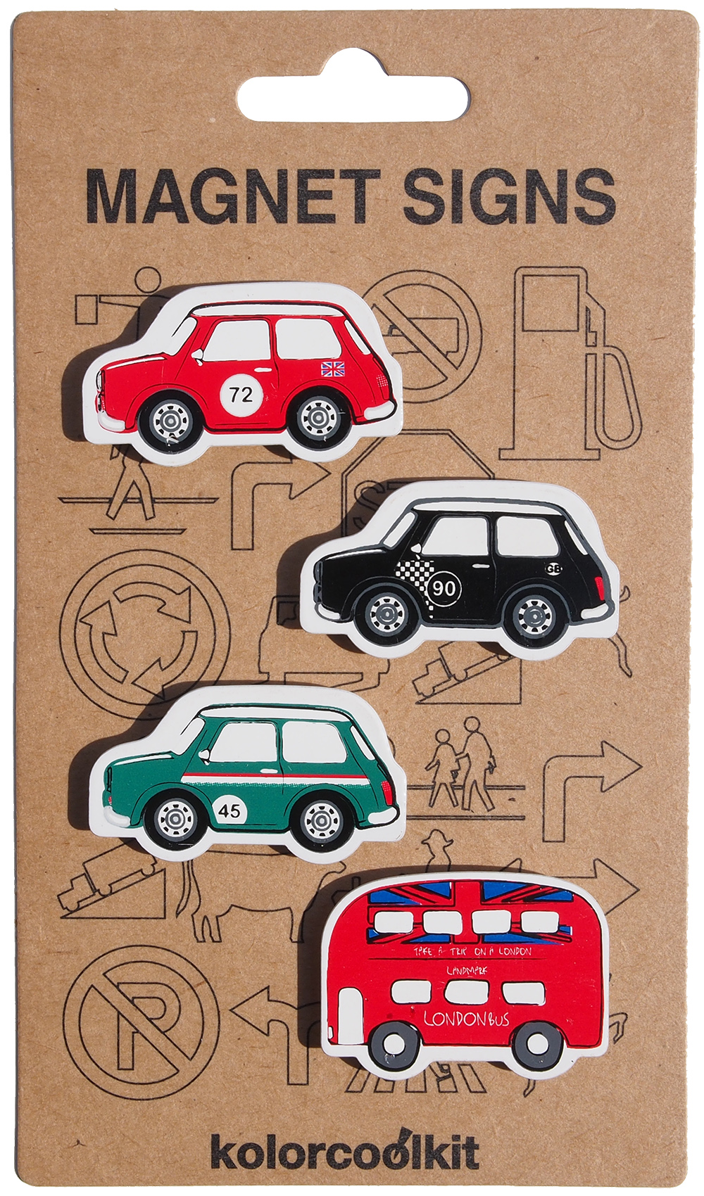 แม่เหล็ก รถมินิ ลอนดอนบัส (Magnets)